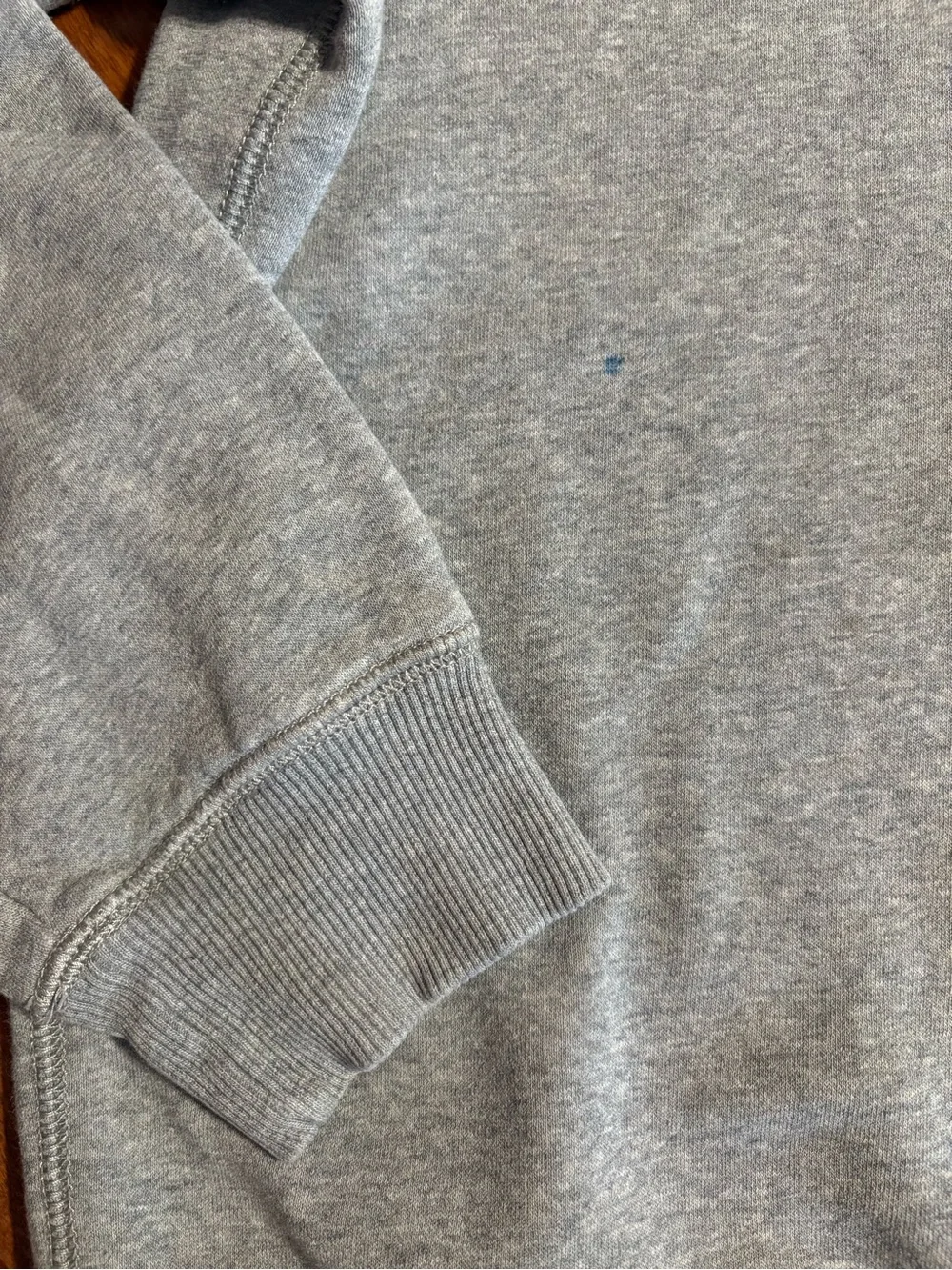 Nike Gray Crewneck Sweatshirt with White Swoosh Logo
